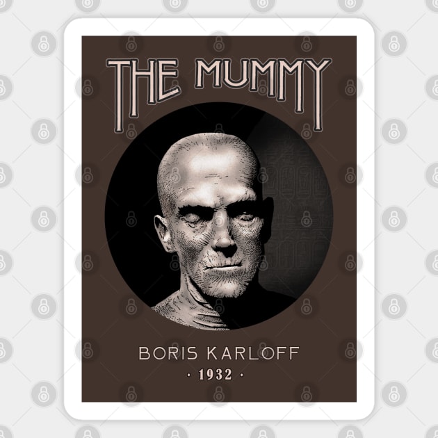 Boris Karloff as The Mummy Magnet by ranxerox79